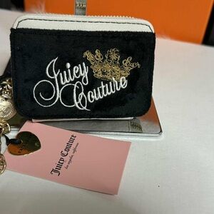 Juicy Couture Black and Gold Wallet